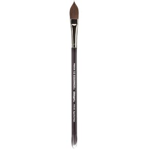 KINGART Equinox Premium 747X Aqua Oval Wash Series, Watercolor Artist Brushes, Soft Synthetic Squirrel Hair, Size 1/2