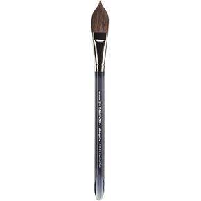 KINGART Equinox Premium 747X Aqua Oval Wash Series, Watercolor Artist Brushes, Soft Synthetic Squirrel Hair, Size 3/4