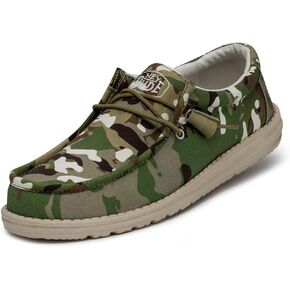 Hey Dude Wally Camo Flag Camo Flag Size 13 | Men’s Shoes | Men's Slip-on Loafers | Comfortable & Light-Weight