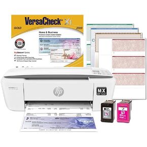 VersaCheck HP DeskJet 3755 MX MICR Check Printer Gold Check Printing Software Bundle, (3755MX)