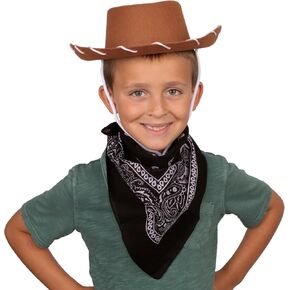 Funny Party Hats Cowboy Hat for Kids- Western Hat - Kids Cowboy Hat -Sheriff Hat - Children's Cowboy Costume Dress Up