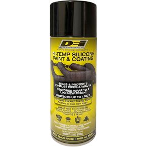 Design Engineering 010301 High-Temperature Silicone Coating Spray - Black, 2 Pack