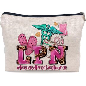 Ayxvt Nurse Bag,Nursing Bags for Nurses, Nurse Cosmetic Bag,Nurse Gifts, Nurse Makeup Bags,Nurse Gifts for Women, Nurse Zipper Pouch