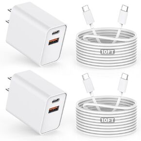 شاحن iPhone [معتمد من Apple MFi] قطعتان من كابل Apple iPhone لشحن كابل لايتنينج ومزامنة البيانات مع شاحن حائط USB ومحول قابس للسفر لهاتف iPhone 14/13/Pro/Max/XR/X/Xs/Max/8/Plus/AirPod