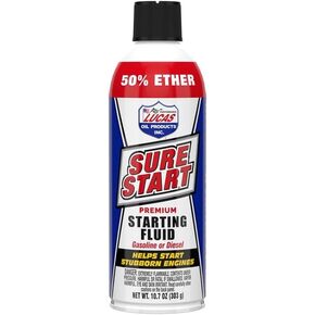 Lucas Oil 11238 Sure Start Premium Starting Fluid - 10.7 Ounce (Pack of 12)