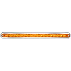 GG Grand General 74790 LED Bar (12" Pearl Amber 18 with Clear Plastic Base Mount)