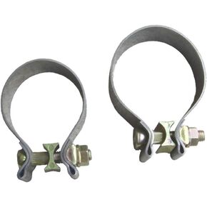 Pypes Exhaust HVC21 2-1/2" Diameter 1" Wide Stainless Steel Exhaust Band Clamp