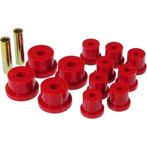 Prothane 6-1051 Red Spring Eye and Shackle Bushing Kit