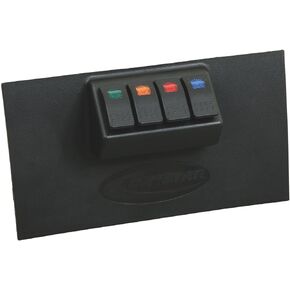 Daystar KJ71040BK Lower Switch Panel for Jeep Wrangler JK, Black