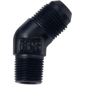 Fragola 482306-BL Black Size (-6) x 1/4" MPT 45° Adapter Fitting