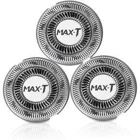 Electric Razor, MAX-T Corded and Cordless Rotary Shaver for Men with Pop Up Trimmer,IPX7 100% Waterproof Wet Dry with USB Cable, Black