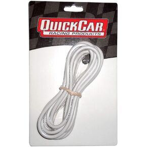 Quickcar Racing Products 57-2361 White 10' 14 AWG Control Cable