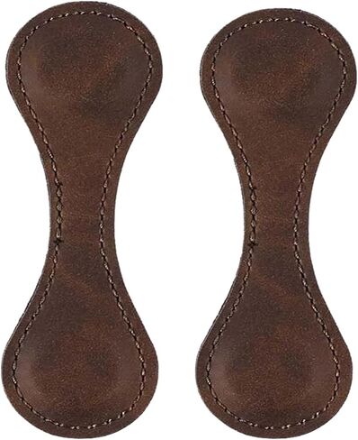 Leather Magnetic Bookmarks Graduation Gifts Bookmarks Teacher Appreciation Gifts Retro Magnetic Markers Book Reading Gift for Booklovers Readers Writers Poets (2 PCS Brown Bookmark) in Kuwait