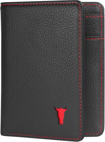 TORRO Genuine USA Leather Men’s Billfold Wallet [RFID Blocking] [5 Credit Card Slots] [1 Microfibre Lined Cash Compartment] [Slim Profile] [Bifold] in Kuwait