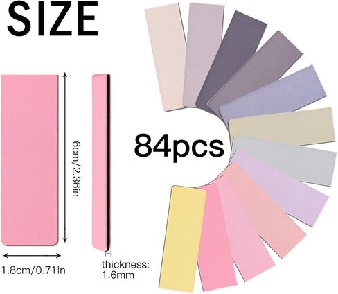 84PCS Magnetic Bookmarks Book Mark, 12 Colors Magnet Bookmark Clips Bulk, Cute Gifts Book Marks for Reading Women Men, Bookmarks for Book Lovers in Saudi Arabia