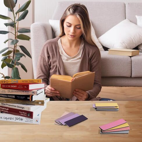 84PCS Magnetic Bookmarks Book Mark, 12 Colors Magnet Bookmark Clips Bulk, Cute Gifts Book Marks for Reading Women Men, Bookmarks for Book Lovers in Saudi Arabia