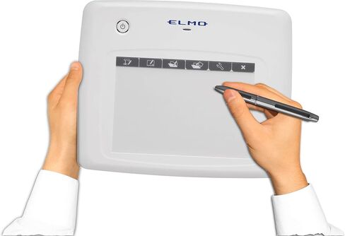 جهاز لوحي القلم اللاسلكي Elmo 1307 موديل CRA-1، قدرة تفاعلية لاسلكية، متوافق مع كاميرات المستندات Elmo، 16 ساعة من وقت التشغيل المستمر، نطاق يصل إلى 49.2 قدم، إيقاف التشغيل التلقائي in Kuwait