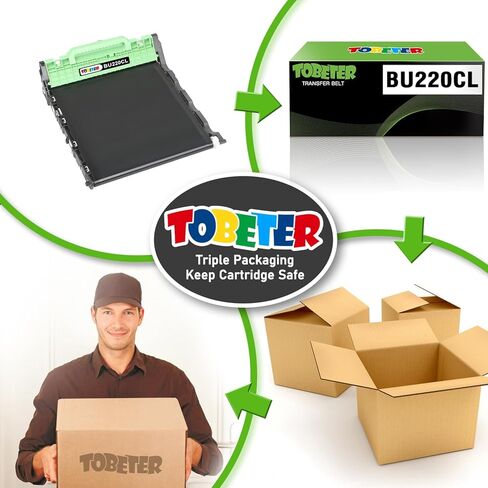 استبدال وحدة حزام BU220CL المتوافقة مع ToBeter لوحدة حزام النقل Brother BU220CL BU-220CL لطابعة HL-3140CW 3170CDW 3180CDW MFC-9130CW 9330CDW 9340CDW (1 أسود) in Kuwait