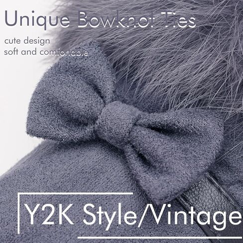 Hysenm Women Winter Gloves With Touch Screen Fingers Warm Suede Gloves Texting Thermal Windproof Mittens for Driving Running in Saudi Arabia