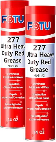 Ultra Heavy Duty Red Grease, Super Lube Synthetic Grease Tube,Wheel Bearing Grease for Semi-Trailer Accessories (2-Pack, 14 Oz) in Saudi Arabia