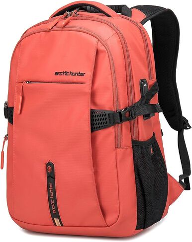 Large Carry on Travel Backpack for Men, 30L Lightweight Compact Laptop Backpack, Anti-Theft & Waterproof, Flight Approved for Business, Work, Commuting, and Weekend Casual Daypack - Black in Kuwait