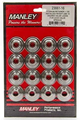 Manley 23651-16 Valve Spring Retainer (7 Degree 1.250in Spring OD 16pc Steel for 22409/22410/22411), 1 Pack in Saudi Arabia