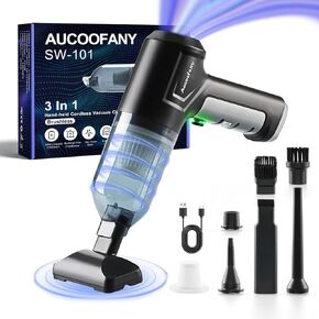 Portable Handheld Vacuum - Cordless Car Cleaner 3 in 1 High Power - Brushless Motor 13000PA,Super Suction Vacuum with Long Endurance for Car and Home