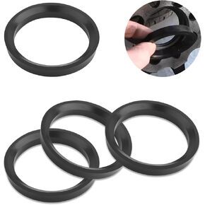 4PCS Car Hub Centric Rings,Stop Wheel Vibrations Shock Absorbing Hubcentric Rings,for 73.1mm-60.1mm Caliber Wheels Shock Absorbing Ring Axle,Fit for Car,SUV,Truck