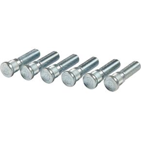 Lippert Replacement Wheel Lug Studs for 2,000 to 7,000-lb. Trailer Axle Capacities with 1/2"-20 UNF Thread Size, 2" Length from Underhead to End, 0.617" Spline, 0.77" Head, 6-Pack - 2023134013