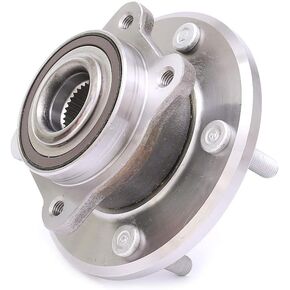 Pair 513286 Front Wheel Bearings Hub Assembly Compatible with 2009-2017 Dodge Journey, 2014-2015 Ram ProMaster 1500, 2500, 3500 5Lugs w/Encoder ABS