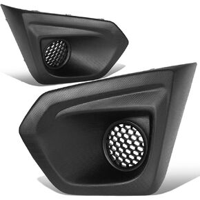 DNA MOTORING FL-ZTL-273 Front Bumper Fog Light With Bezel Driver & Passenger Side Enhance visibility [Compatible with 12-14 Subaru Impreza]