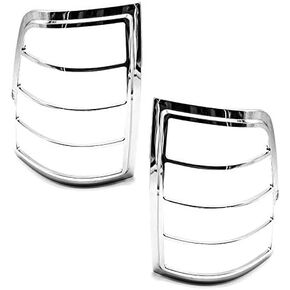 Chrome Taillight Frame Trim Compatible with 2009-2018 RAM 1500+2500+3500