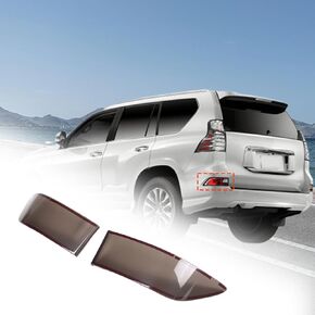 Car Rear Bumper Fog Lamp Light Cover Compatible with Lexus GX460 2014-2023 Smoked Black Rear Tail Foglights Lamp Frame Cover Car Exterior Accessories