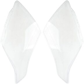 AUTOKAY 20871473, 20916371 Left+Right Side Headlight Headlamp Clear Lens Cover Fits for Cadillac SRX 2010-2015