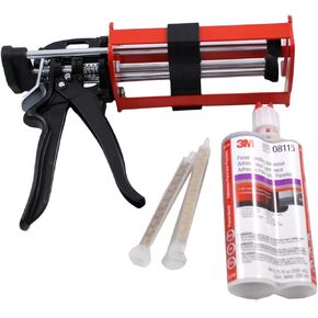 3M 08115 Panel Adhesive & 3M 08571 Manual Applicator Gun w/ABN Sticker [Misc.]