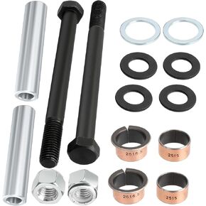 Spindle King Pin Tube Bushing Bolts Kit for EZGO TXT/PDS 2001-up 70648G01 70749G01 70745G01