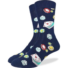 Good Luck Sock Men's Casino Socks, Adult