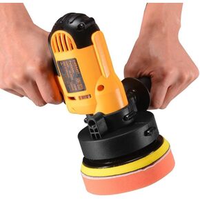 CJC Variable Speed Polisher Machine,Random Orbital Polisher Buffer - Ideal Polisher Machine,Perfect for Car Detailing,Waxing,And Polishing - High Performance,Adjustable Speed,Easy to Use