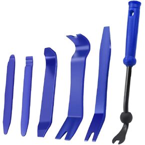 Auto Trim Removal Tool Kit,6 Pcs Car Trim Removal Tool,Car Panel Door Window Tools Kit,Auto Clip Fastener Remover Pry Tool Set