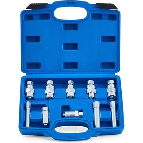 Orion Motor Tech Flywheel Puller, 10pc Universal Flywheel Puller Set for Motorcycles Scooters ATVs, Metric Flywheel Removal Tools, Small Engine Flywheel Puller Compatible with Yamaha Kawasaki Ducati