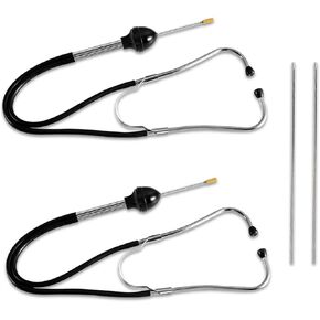 Auto Mechanic Stethoscope Kit, Machines Diagnostic Controller Tester, Engine Stethoscope Set, Mechanical Internal Detector Stethoscope for Sound Noise Detection for Cars Trucks Motorcycles (2PCS) in Kuwait