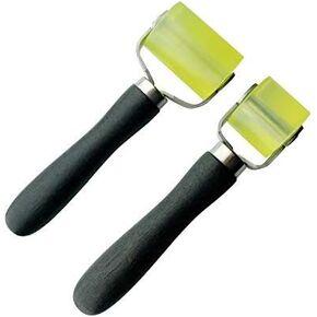 2Pcs Car Vehicle Sound Deadener Application Rolling Wheel Roller 2" and 1.2"