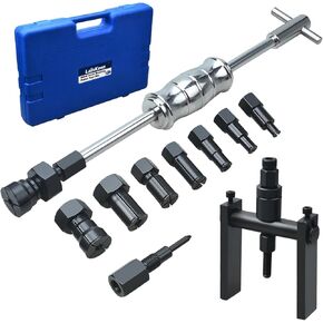 12pcs Motorcycle Blind Inner Bearing Puller Tool Kit, Motorcycle Slide Hammer Pilot Insert Inner Internal Bearing Removal Tool Set 8-25MM
