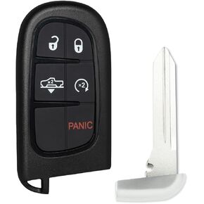 StandardAutoPart Replacement Keyless entry Smart key fob compatible with Ram 1500 2500 2013 2014 2015 2016 2017 2018 GQ4-54T (5 Button)