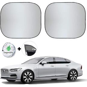 Purchase 2-piece car windshield sunshade | Foldable | Sun, heat, and UV resistant | Comes with a complimentary front window sunshade net | Reduced interior temperature