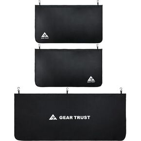 Car SUV Fender Covers for Mechanics Large Size Dual Layer Protection Car Fender Protector for mechanics, Magnetic Vehicle Work Mat Repair Accessories (3 Pack) (Slender Version, Large)