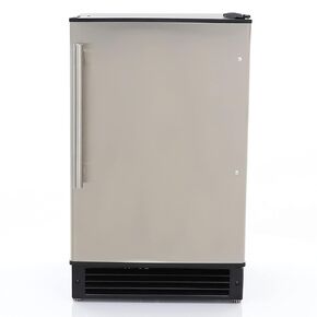 DI50 60Lb Premium Energy Star Clear Ice Cube Maker Machine for Built-in Undercounter or Freestanding Household Residential or Commercial Use, 15 Inch Wide, Silver