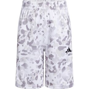 adidas Boys' Aeroready Elastic Waistband Camo Shorts