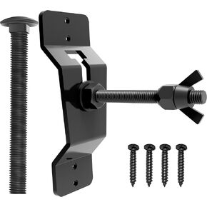 Wall Mount Spare Tire Carrier Mount for Trailer,Trailer Spare Tire Mount for Utility Trailer Enclosed Trailer Accessories Spare Tire Holder for Trailer, Wheel Bracket Rack for Enclosed Trailer(Black)