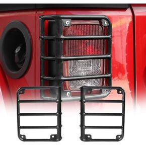 Tail Light Guard Cover for Rear Taillights Compatible with 2007-2018 Jeep Wrangler JK JKU